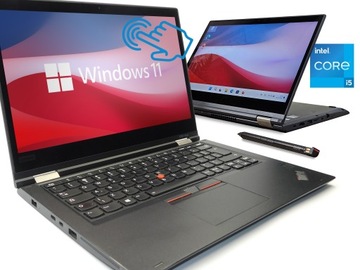 Laptop Lenovo Thinkpad YOGA x380 i5 16GB 512 NVME PEN DOTYKOWY FHD IPS 2w1