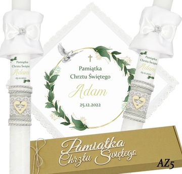 КРЕЩЕННАЯ СВЕЧА, КРЕЩЕННЫЙ ШАПОЧКА, ЭКО КОРОБКА