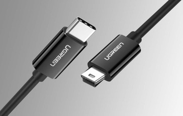КАБЕЛЬ UGREEN STRONG USB-C TYPE C ДЛЯ ЗАРЯДКИ MINI USB 2A 480 МБ/С 1M