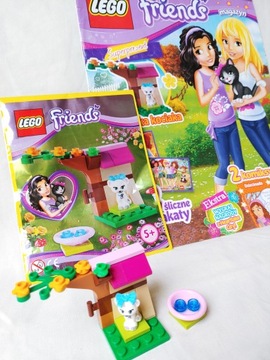 czasopismo lego friends klocki kocia kryjówka