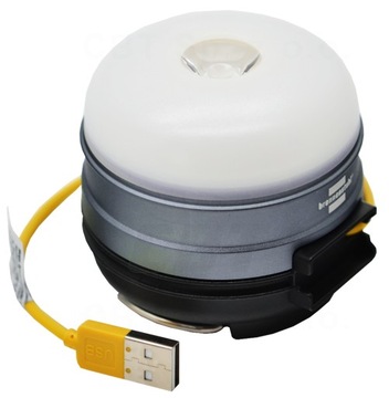 LAMPA AKUMULATOROWA ZEWNĘTRZNA DO ZAWIESZANA MAGNES LATARKA POD NAMIOT