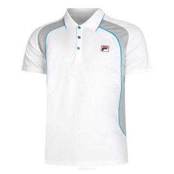 Tenisové tričko Fila Polo Harrison biele r.XL