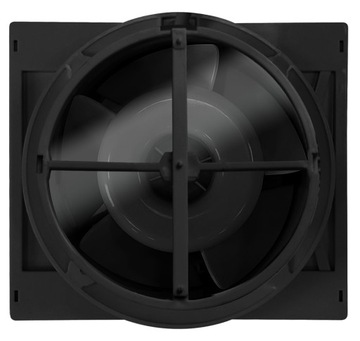 Вентилятор для ванной комнаты EBERG ENSO 120 черный, светодиодный датчик влажности