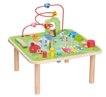 stolik zabawka edukacyjna drewniana XXL Playtive JUNIOR
