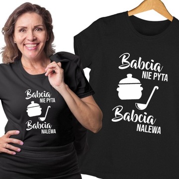 ŚMIESZNY PREZENT NA DZIEŃ BABCI KOSZULKA T-SHIRT