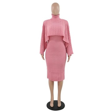 Women's Sweater Dress Set Autumn Winter New 2023 S