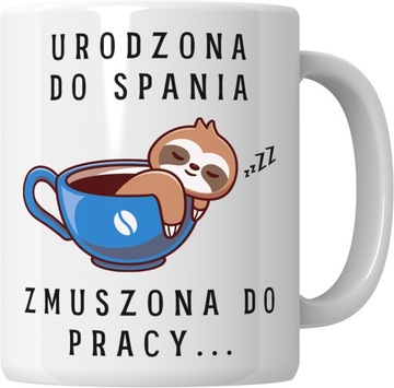 KUBEK URODZONA DO SPANIA ŚMIESZNY + DOWOLNE IMIĘ