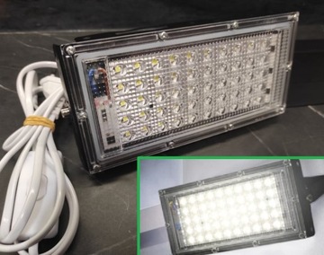 БЕЛАЯ СВЕТОДИОДНАЯ ЛАМПА - ОСВЕЩЕНИЕ ДЛЯ ВЫРАЩИВАНИЯ РАСТЕНИЙ 50ВТ