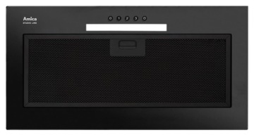 AMICA OMC6274B STUDIO Бесшумная работа светодиодной мебельной вытяжки SlimSize