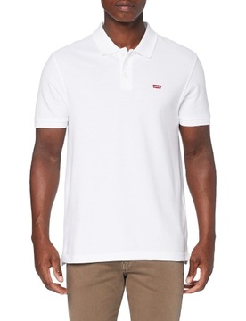 Levi's Mężczyźni Housemark Polo T-Shirt, White