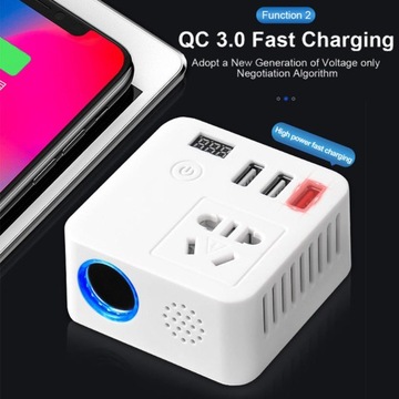 Интеллектуальный инвертор мощностью 150 Вт, преобразователь 12 В