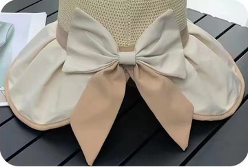 ШЛЯПА СОЛНЦЕЗАЩИТНАЯ ЖЕНСКАЯ С УФ-ЗАЩИТОЙ, СОЛОМА ПЛЯЖНАЯ ЛЕТОМ