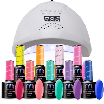 Malulac set 9x uv -светодиодный гибридный ламп + лампа