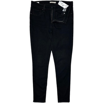 LEVIS 721 HIGH RISE SKINNY Jeansy Rurki Damskie z Wysokim Stanem r. W32 L32