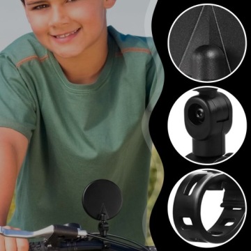 ВЕЛОСИПЕДНОЕ ЗЕРКАЛО ДЛЯ ВЕЛОСИПЕДА, РУЛЬ, 7,5 СМ, С РЫЧАГОМ, КРЕПЛЕНИЕ ДЛЯ ВЕЛОСИПЕДА