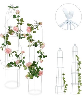 Pergola metal Relaxdays słup 117 cm