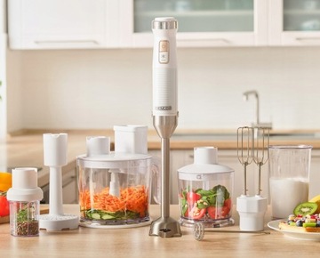 РУЧНОЙ МИКСЕР-ИЗМЕЛЬЧИТЕЛЬ-БЛЕНДЕР 4В1 SENCOR 1500 Вт ОГРОМНЫЙ НАБОР