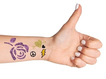 БЛЕСКИЕ ТАТУ Набор трафаретов со стразами XO Styl