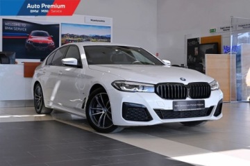BMW Seria 5 G30-G31 Limuzyna Facelifting 2.0 520d 190KM 2023 BMW Seria 5 520d xDriveFV23Fotel SportowyRozbudowany Pakiet lusterek