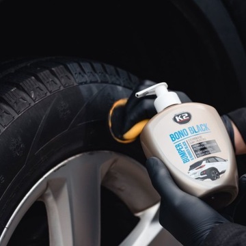K2 Bono Black 500ml Czernidło do gumy i plastiku