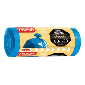 PACLAN WORKI NA ŚMIECI CLASSIC 80 LITRÓW 20 SZT
