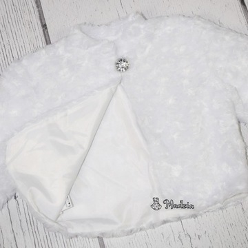 Болеро с мишкой Тедди на белой пуговице Jomar 140