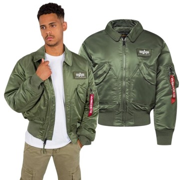 Kurtka Alpha Industries CWU-45 100102 01 Zielona XL