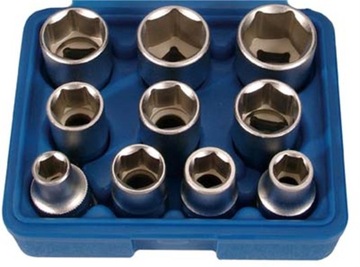 Zestaw nasadki calowe 1/2'' 6-kąt.BGS technik Pro+
