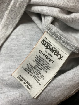 Superdry Super DRY ORYGINLNY SZARY T SHIRT/ KOSZULKA /M