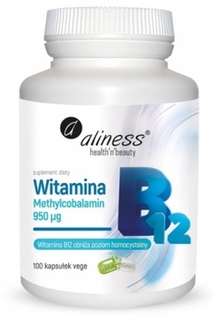 Aliness witamina B12 metylokobalamina 950 mcg 100k