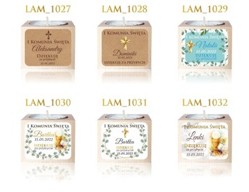 10 шт. Подсвечник Спасибо Причастие