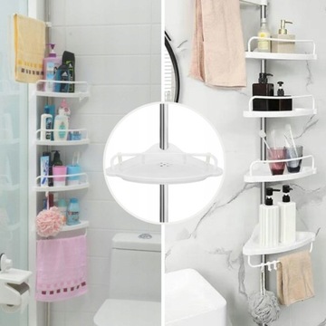 ПОЛКА ДЛЯ ДУША УГЛОВАЯ, ТЕЛЕСКОПИЧЕСКАЯ ДЛЯ КОСМЕТИКИ ДЛЯ ВАННОЙ, 3,2 м