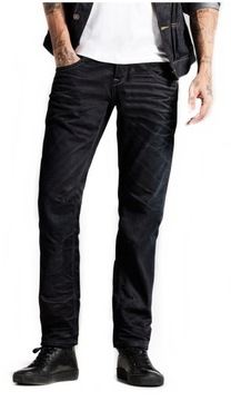 Jack Jones CZARNE LUŹNE JEANSY ANTI FIT BOXY 28/30