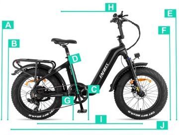 Электрический велосипед 500 Вт, 45 км/ч, 160 км, 20 дюймов, толстые шины, рама из углеродного волокна.