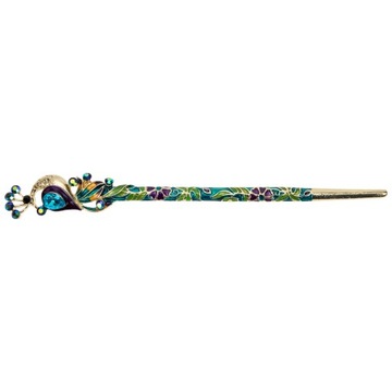 Aluminiowa spinka do włosów Hanfu Cloisonne