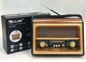 Кухонный FM-радио РЕТРО с Bluetooth USB MP3 с РУЧКОЙ