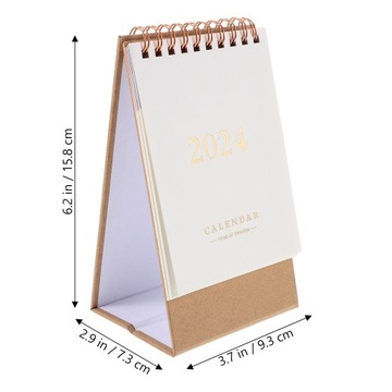 Desk Calendar Desk Calendar Ornament Stand Up Flip Calendar Decor Desktop