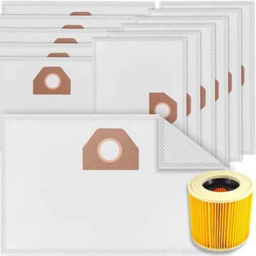 10 -кратные мешки для пылесоса Karcher WD 3 WD3 WD2 WD2 SE 4001 V17 + Фильтр