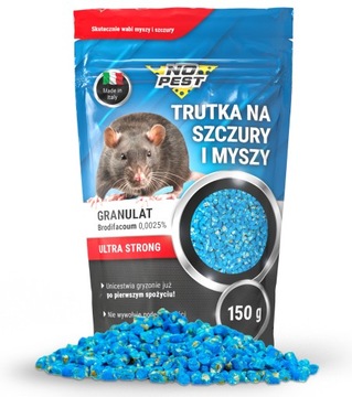 TRUCIZNA TRUTKA NA MYSZY SZCZURY GRANULAT 150g