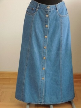 SPÓDNICA KOBIECA DŻINSOWA JEANS R.40