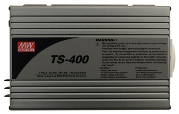 Преобразователь Mean Well 12 В постоянного тока/230 В переменного тока TS-400-212B