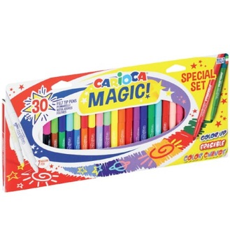 Pisaki magiczne zmieniające kolor wymazywalne 30sz