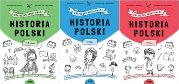 historia Polski GRAFICZNE KARTY PRACY kl 4-7 ZESTA