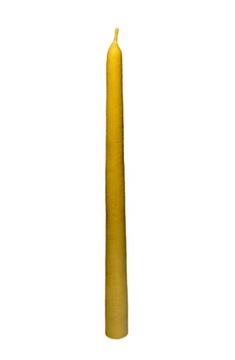 Świeca stołowa z wosku pszczelego 22 cm