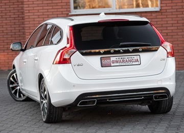 Volvo V60 I Kombi Facelifting 2.0 D2 DRIVE-E 120KM 2018 VOLVO V60 2.0 D2 120PS Lift Serwis Navi Skóry Biała Perła Piękny Gwarancja!, zdjęcie 2