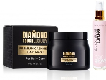 LUXURY DIAMOND TOUCH KASZMIROWA MASKA + olejek