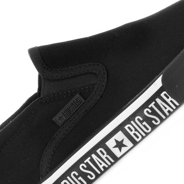 Trampki Damskie Big Star Tenisówki czarne buty 38