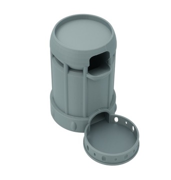 Футуристическая башня для игральных костей - Dice Tower Silver