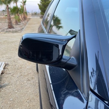 КРЫШКИ КОРПУСА ЗЕРКАЛ BMW E60 E61 ПЕРЕД ПОДЪЕМОМ 03-06 ЧЕРНЫЙ ГЛЯНЦЕВЫЙ