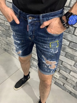 DSQUARED2 50 krótkie spodenki D2 jeansowe EU31 D2